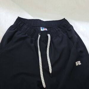 Russell Athletic Black Sweatpants with Elastic Waistband